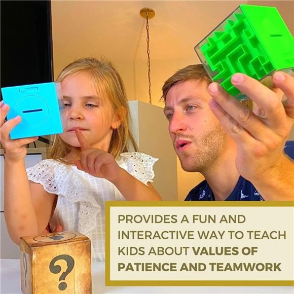 2 Pack Puzzle Box - Most Fun & Annoying Mystery Box for Adults, Money Box - Picture 5 of 6